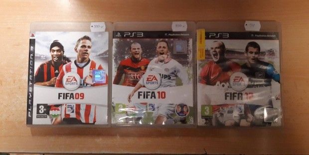 PS3 Fifa 09, Fifa 10, Fifa 12 jtkok !