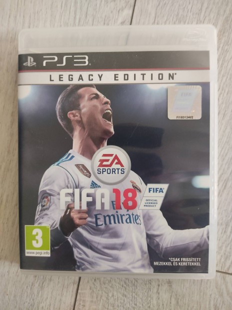 PS3 Fifa 18 Ritka!