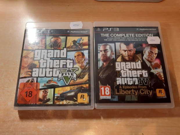 PS3 Grand Theft Auto V GTA 5, GTA 4 Playstation 3 jtkok !