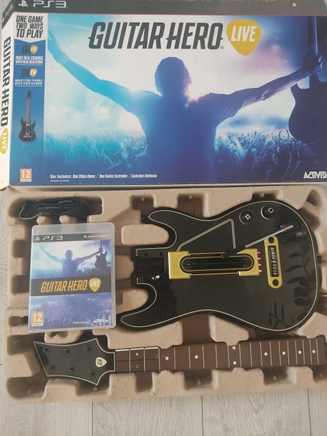 PS3 Guitar Hero Live Szett Ritka!