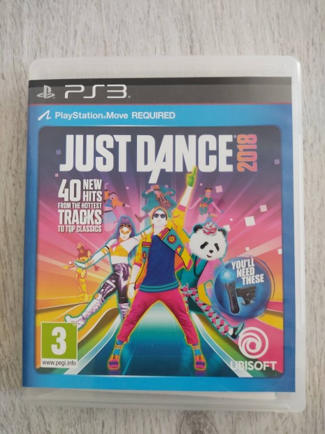 PS3 Just Dance 2018 Ritka!