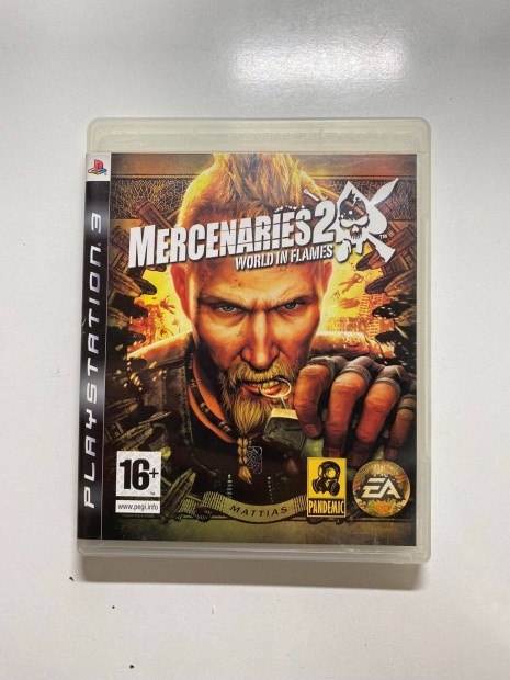 PS3 Mercenaries 2 word in flames