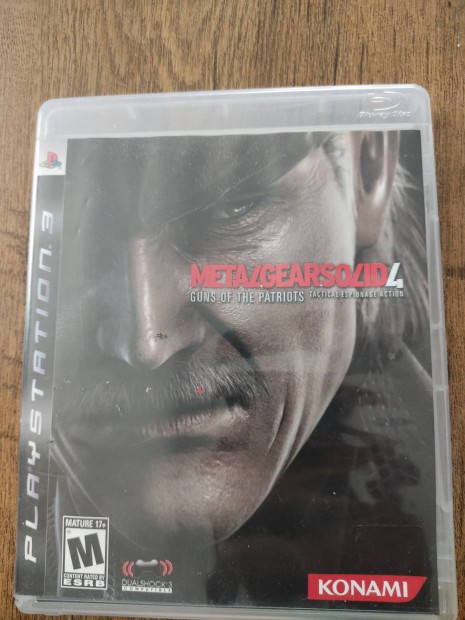 PS3 Metal Gear Solid 4 USA Ritka!