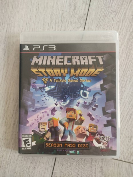 PS3 Minecraft Story Mode Season Pass Disc Ritka!