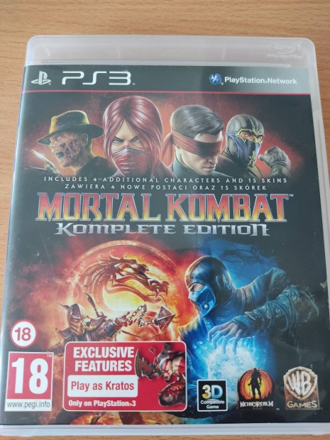 PS3 Mortal Kombat Complete Edition Ritka!