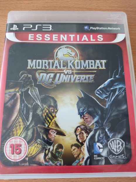 PS3 Mortal Kombat VS DC Universe Ritka!