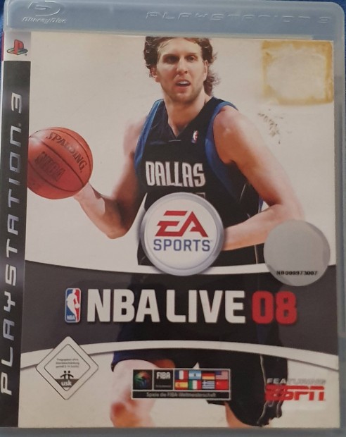 PS3 NBA live 08 játék