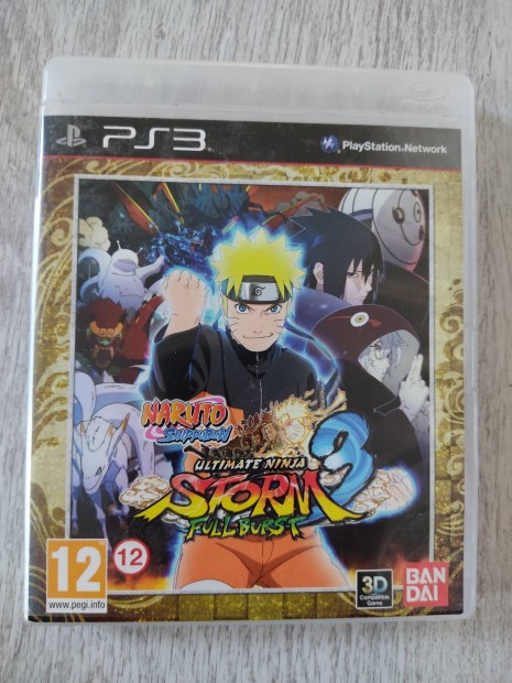 PS3 Naruto Ninja Storm 3 Ritka!