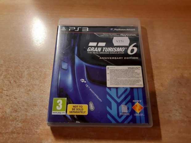 PS3 Playstaion 3 Gran Turismo 6 jtk !