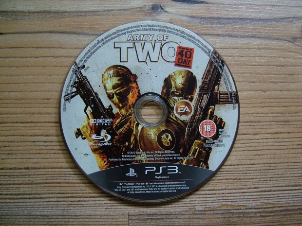 PS3 Playstation 3 Army of Two 40 Days jtk
