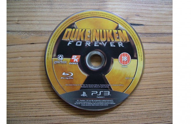 PS3 Playstation 3 Duke Nukem Forever jtk