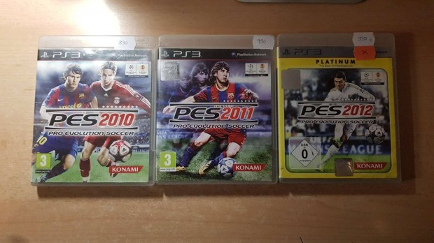 PS3 Pro Evolution Soccer PES 2010, PES 2011, PES 2012 jtkok !