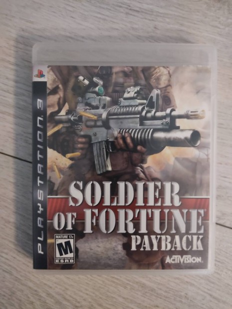 PS3 Soldier of Fortune Payback Ritka!