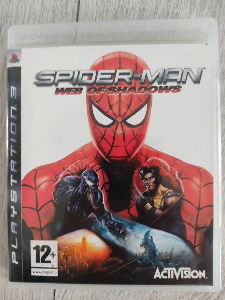 PS3 Spider-Man Web of Shadows Ritka!