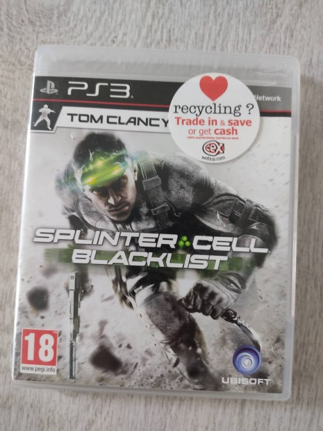 PS3 Splinter Cell Blacklist Csak 3000!