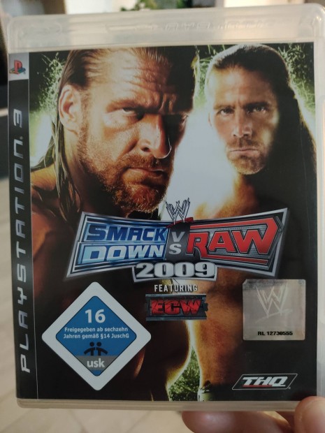 PS3 WWE Smackdown vs Raw 2009 Csak 1000!