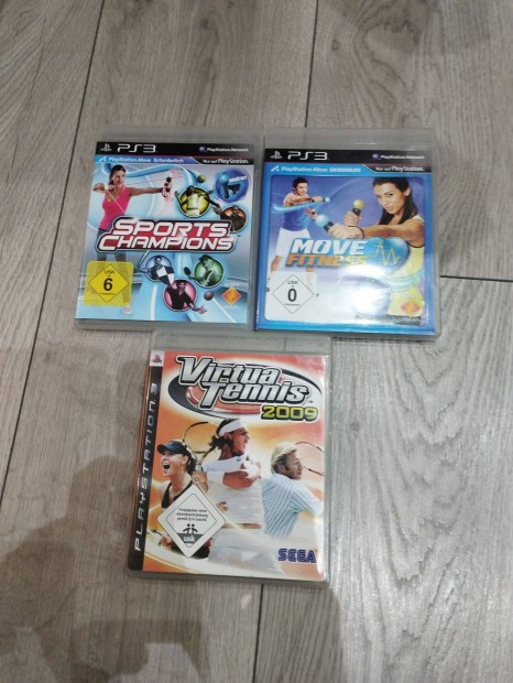 PS3 jtkok,Move fittnes,Virtua tennis, Sports champions