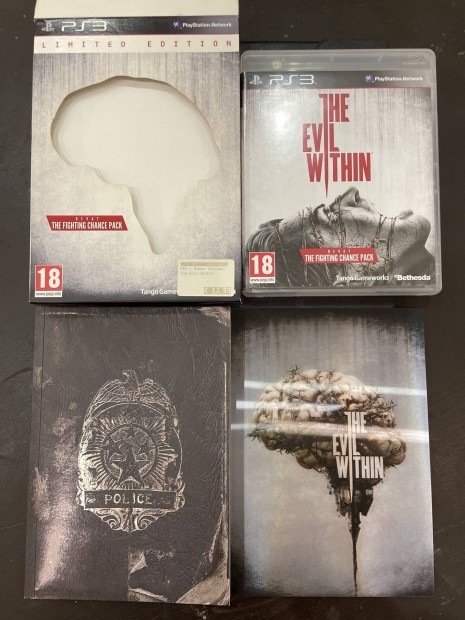 PS3 limited edition The Evil Within dobozban jszer