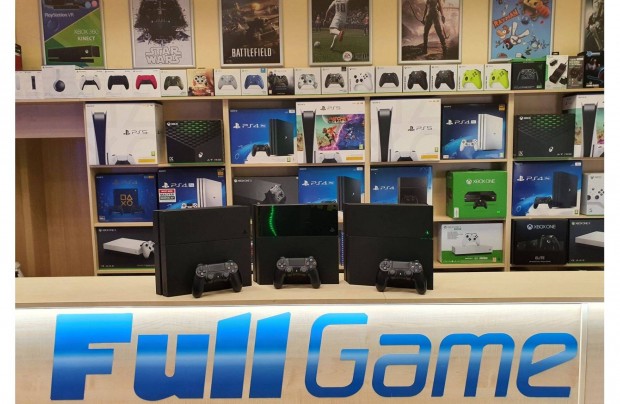 PS4 500GB Bevizsgált Garanciával videojáték üzletből akciós áron