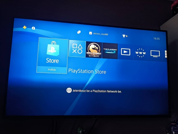 PS4 500GB egy karral tápkebellel