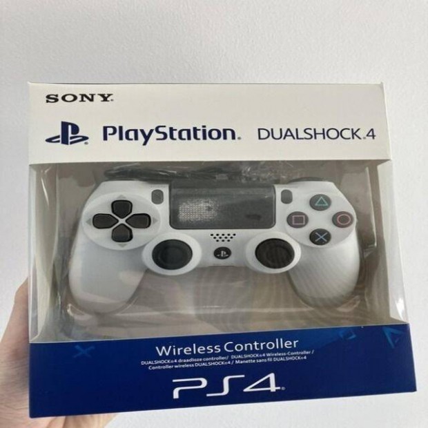PS4 Dualshock4 Kontroller Fehér (Bontatlan)