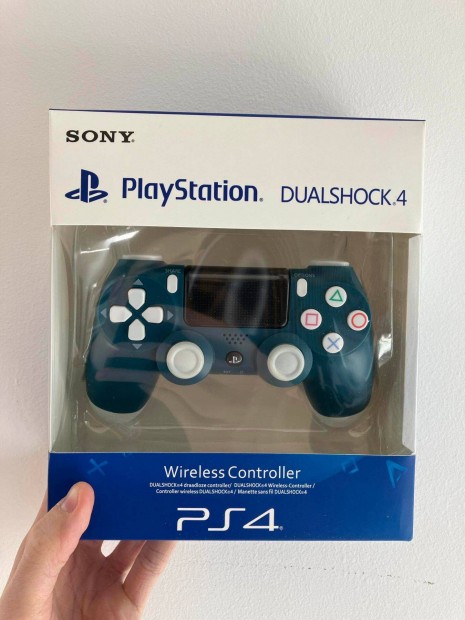 PS4 Kontroller Dualshock4 V2 Alpesi zld (Bontatlan, 10/10)