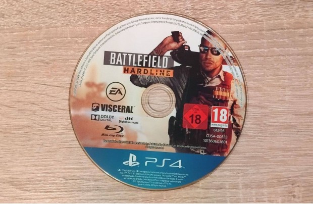 PS4 Playstation 4 Battlefield Hardline jtk