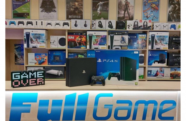 PS4 Playstation 4 Pro 1TB Garanciával konzol boltból akciós áron