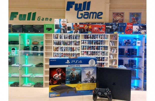 PS4 Playstation 4 Slim 500GB Garanciával konzol boltból akciós áron