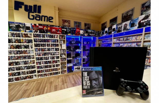 PS4 Pro 1TB garanciával ajándék The Last Of Us játékkal üzletből