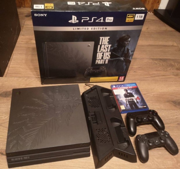 PS4 Pro The Last of Us pt. II. limited + httalp