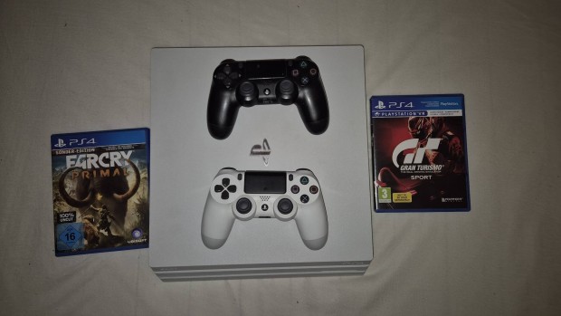 PS4 Pro, 1TB fehér hibátlan