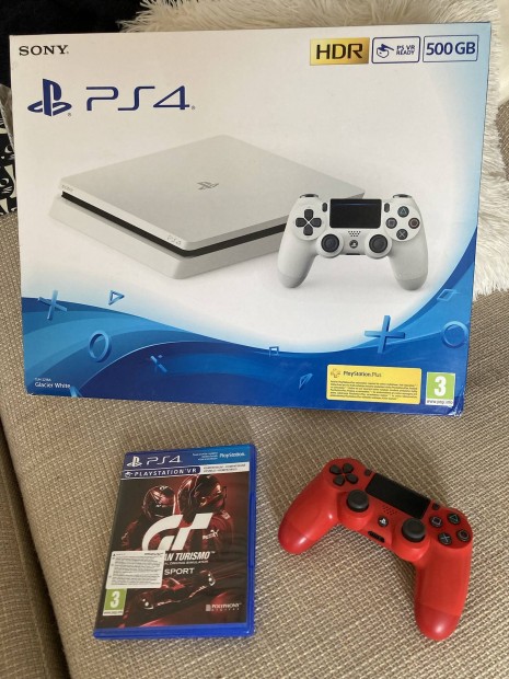 PS4 Slim 500GB Glacier White