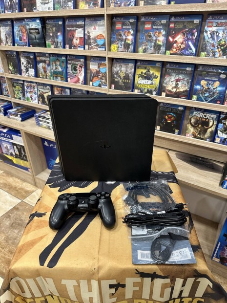 PS4 Slim 500 GB konzol, zletbl, garival