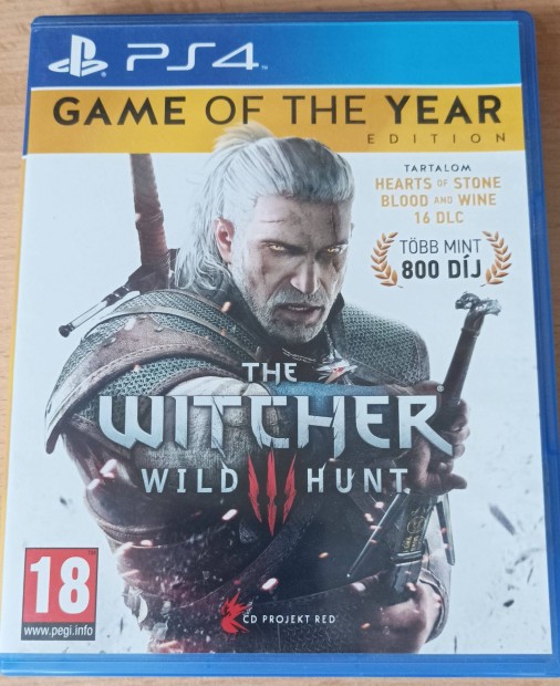 PS4 The Witcher 3 GOTY magyar felirat