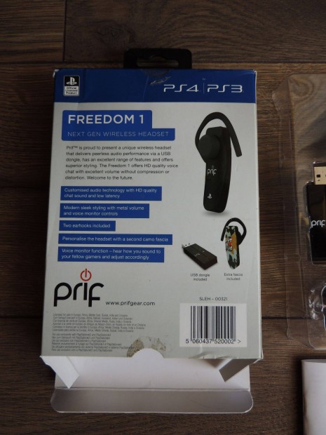 PS4 - PS3 Freedom 1 vezetk nlkli flhallgat