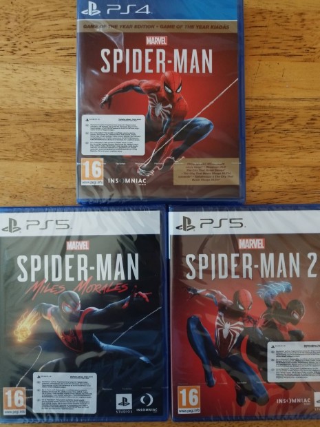 PS4 / Ps5 Spiderman 1-2 + Miles Morales jtk Bontatlan 