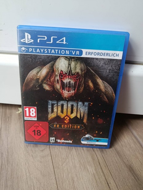 PS4 játék Playstation 4 játék VR játék Doom 3 VR