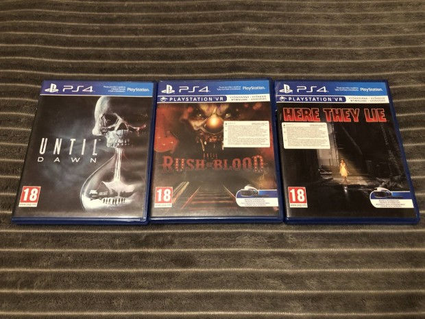 PS4 jtkok Until Dawn, Here they lie VR