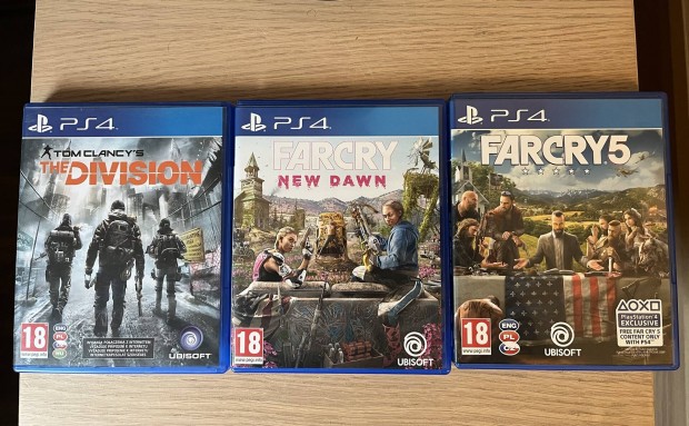 PS4 jtkok, Far Cry, The Division