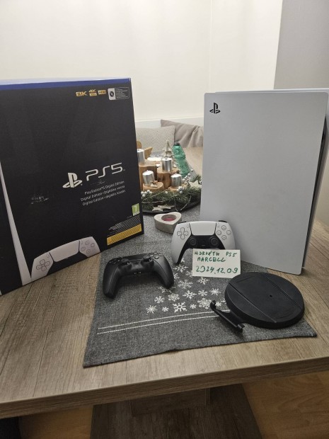 PS5 Digital edition ajndk tartval s 1 kontrollerrel