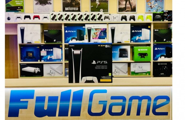 PS5 Playstation 5 Digital 825GB Garanciával üzletből konzol beszámítás