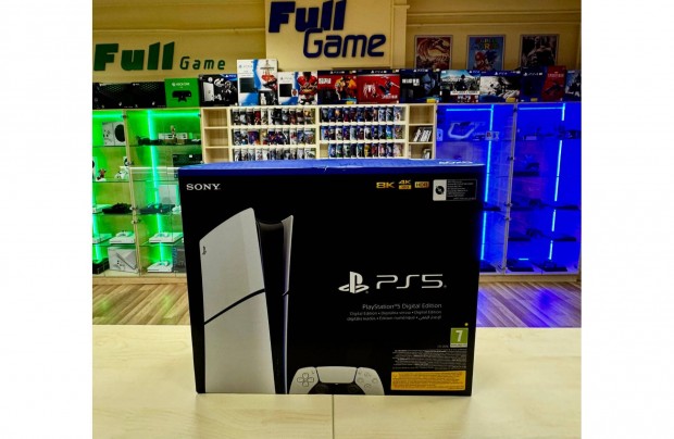 PS5 Playstation 5 Slim Digital Edition 1TB jszer, 1 v gar. zletbl