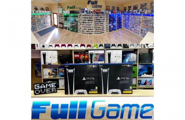 PS5 Playstation 825GB Digital Garanciával üzletből konzol beszámítás