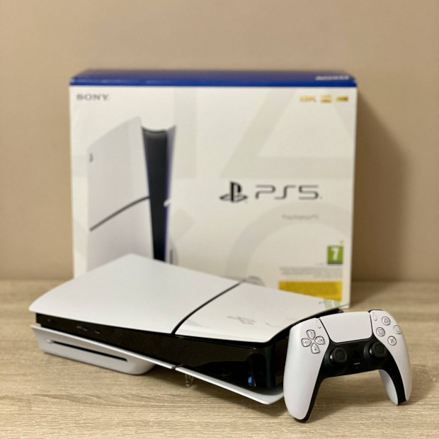 PS5 Slim 1TB lemezes - 16 h garancia