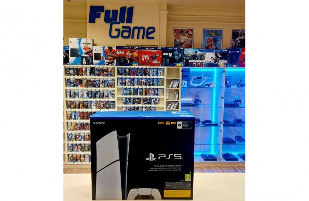 PS5 Slim Digital 1TB 3 hnap garancival zletbl konzol beszmts is