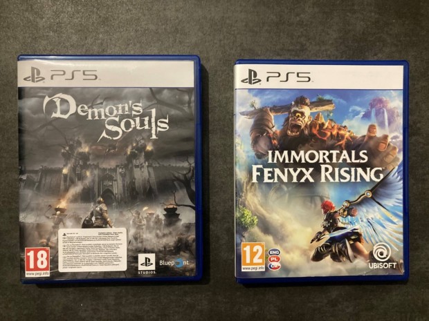 PS5 jtkok (Demons Souls, Immortals Fenyx Rising) eladak
