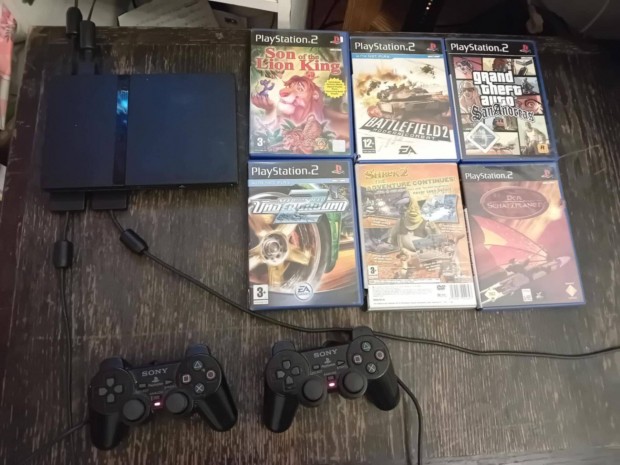 PS 2 konzol retró tv játék