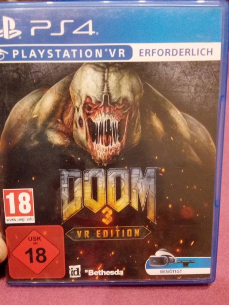 PS 4 Ps4 jtk Doom 3 vr VR Playstation vr