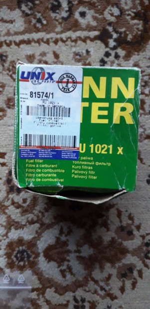 PU 1021 Mann Filter üzemanyag szűrő (Citroen, Fiat, Peugeot)